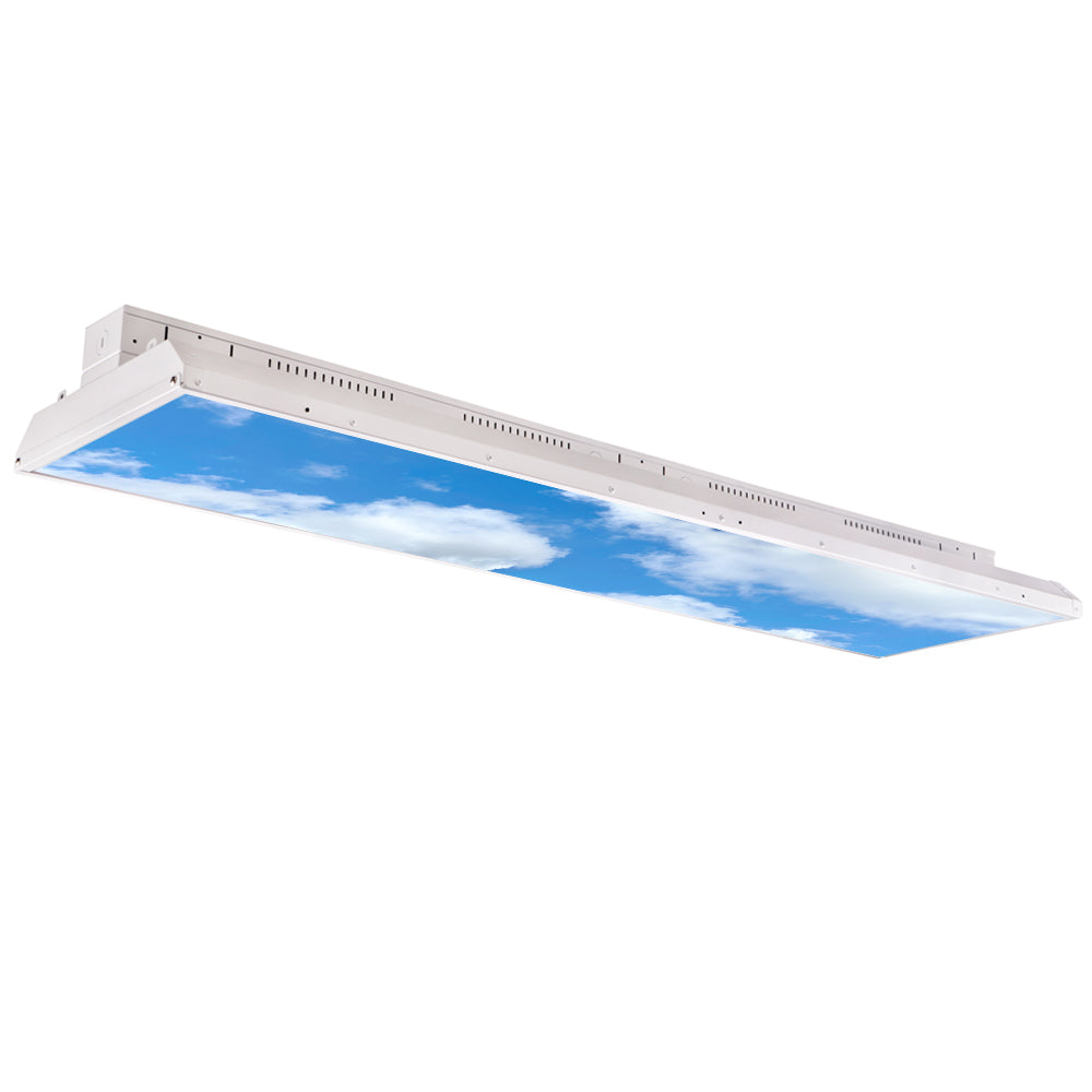 BILOXI | Cloud LED Linear High Bay | 320 Watt | 25000 Lumens | White Housing | 6500K | 100V-277V | 4ft | UL Listed