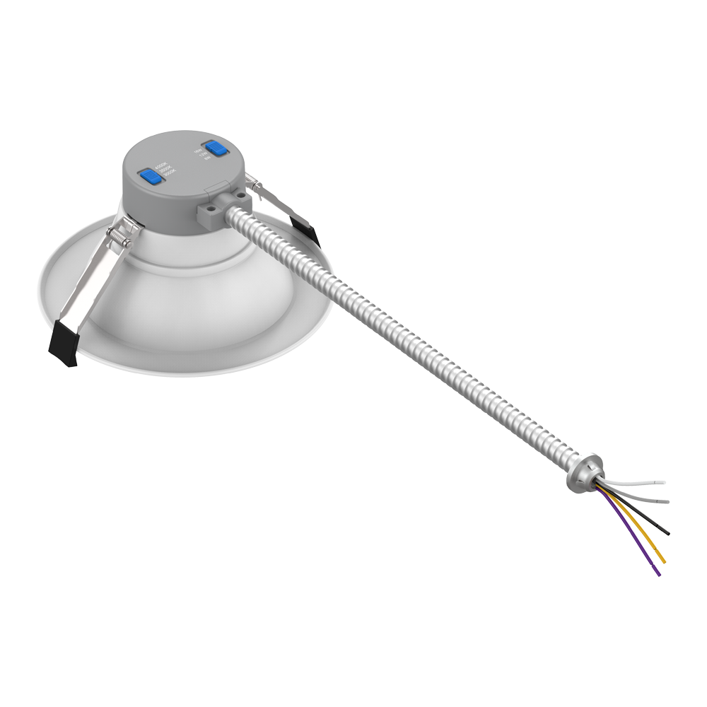 WHITE SKY | LED Commercial-Grade retrofit downlights | Adjustable Watt 20W/26W/33W | 3300 Lumens | Adjustable CCT 3000K/4000K/5000K | 100V-277Vac | 6" | ETL & ES Listed | Pack of 6
