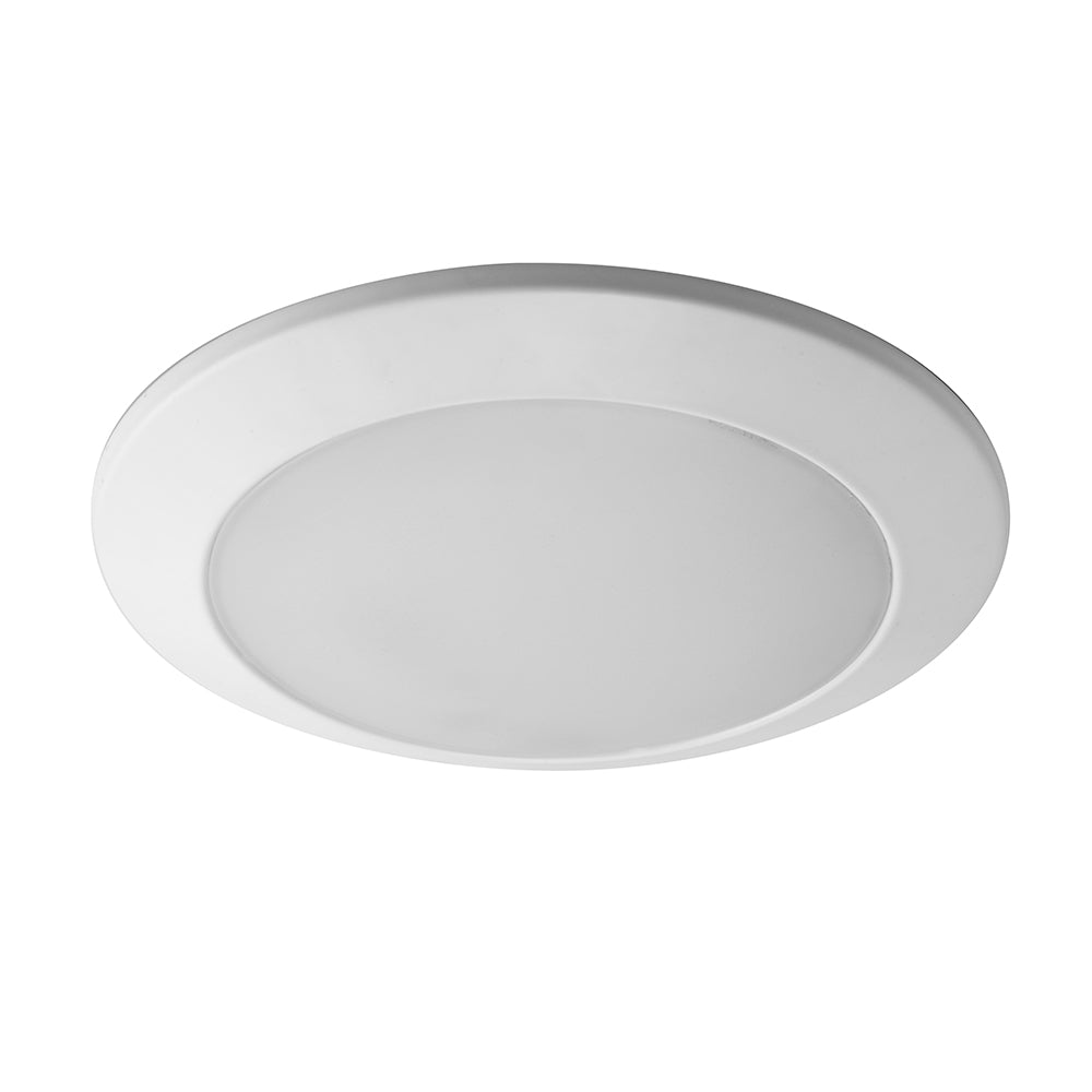 PLANO | LED Disk Downlight | 15 Watt | 1300 Lumens | 5000K | 120V | 6in | Dimmable | White Housing | UL & ES Listed - Beyond LED Technology
