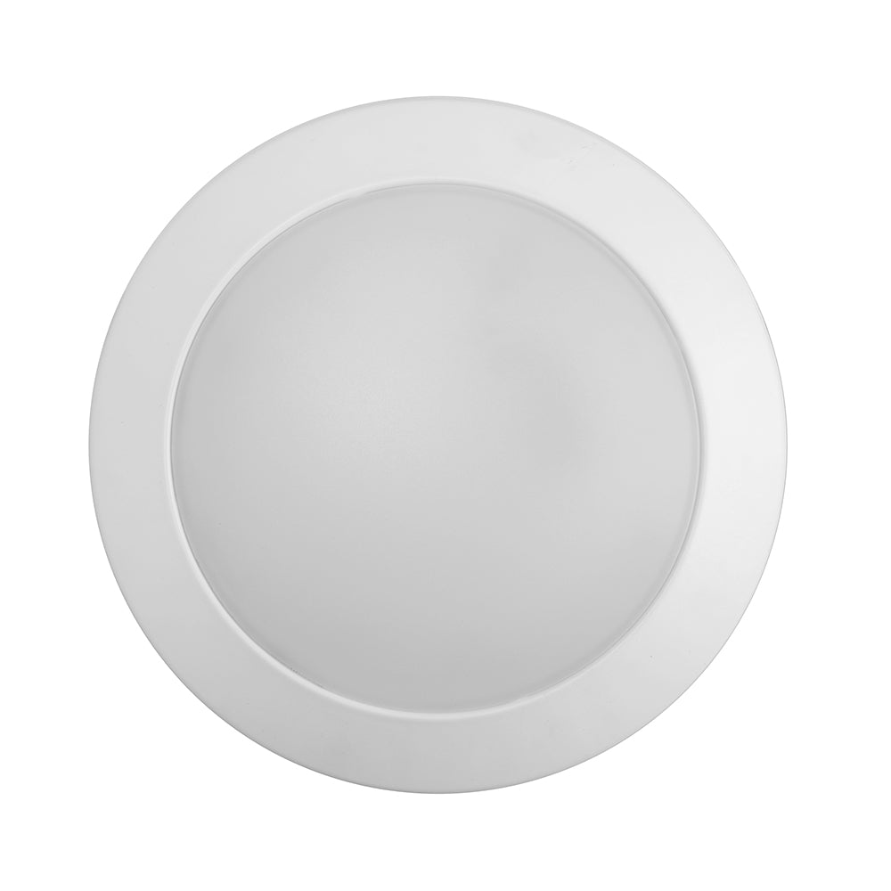 PLANO | LED Disk Downlight | 15 Watt | 1300 Lumens | 5000K | 120V | 6in | Dimmable | White Housing | UL & ES Listed - Beyond LED Technology