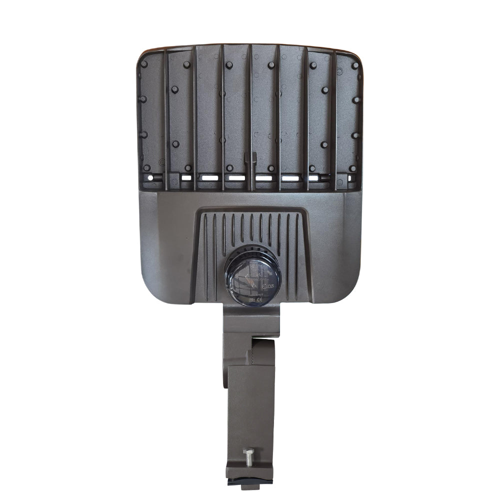 BLUE | LED Area Light | 150 Watt | 22950 Lumens | 5000K | 120V-277V | Flexible Straight Arm | Bronze Housing | IP65 | UL & DLC Listed - Beyond LED Technology