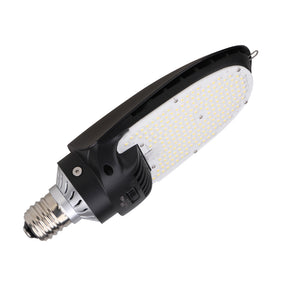 KEENE | LED Flat Head Corncob Bulb | Adj Watt 75W/95W/115W | 12824 Lumens | 5700K | 100V-277V | Base E39/EX39 | Black Housing | IP64 | UL & DLC Listed - Beyond LED Technology