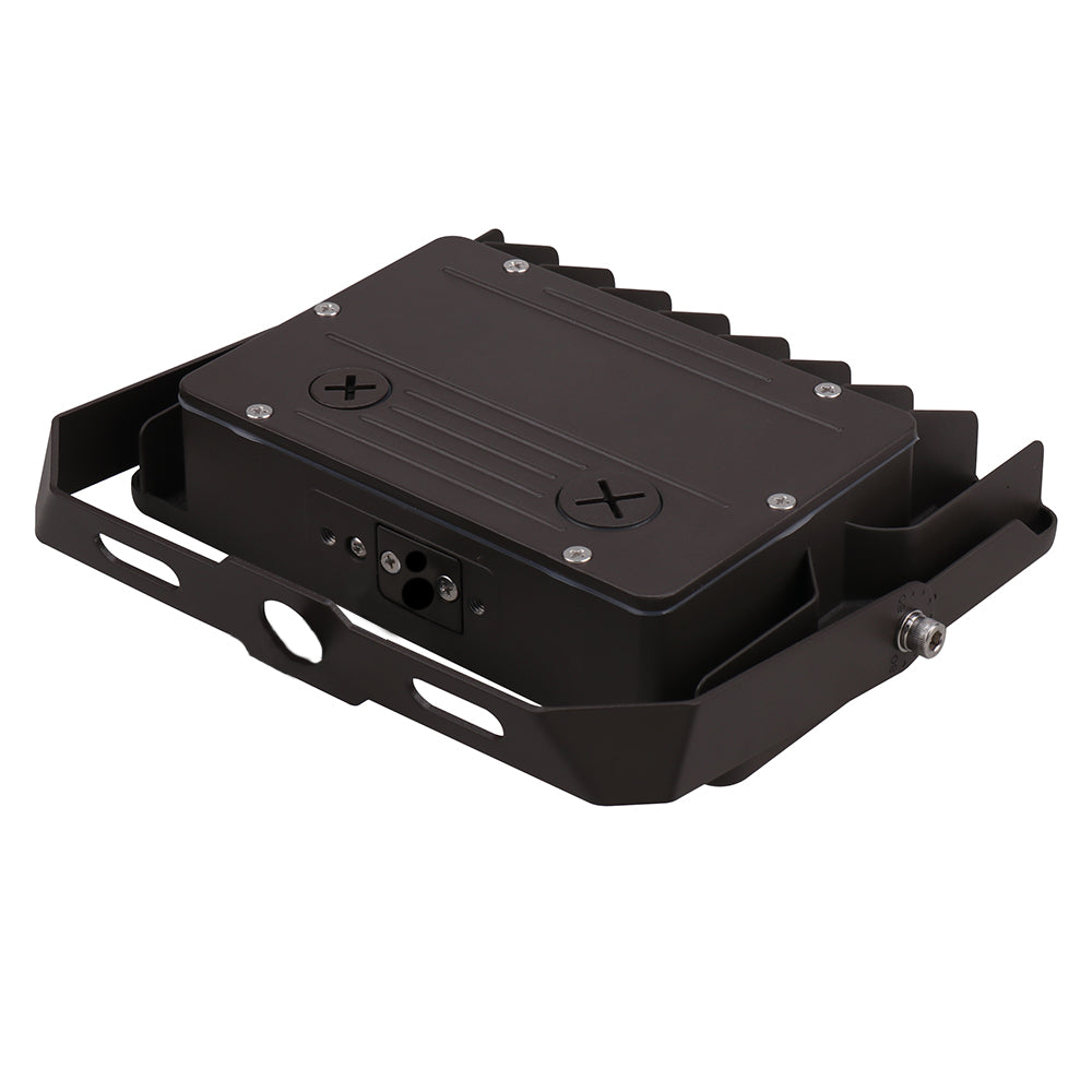 ATLAS 2nd GEN | LED Flood Light | 80 Watt | 10880 Lumens | Adjustable CCT 3000K-4000K-5000K | 120V-277V | U Shaped Bracket | Bronze Housing | IP65 | UL & DLC Listed - Beyond LED Technology