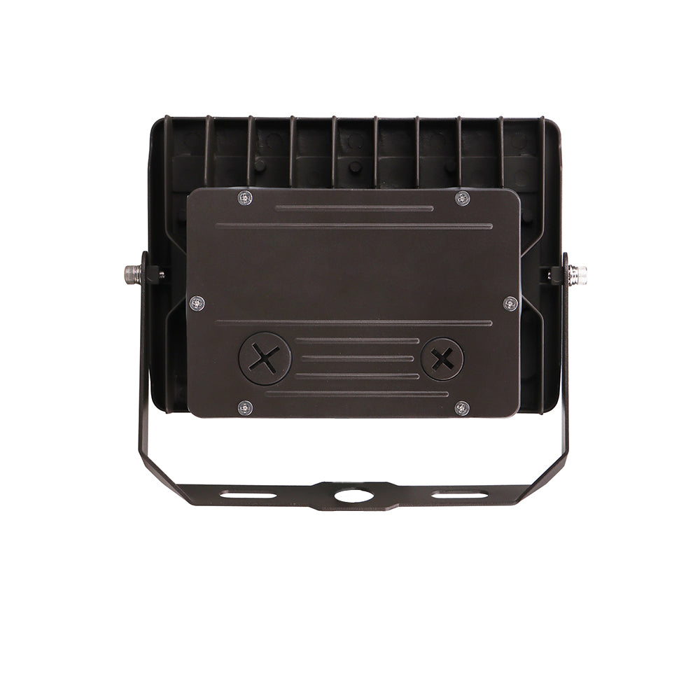 ATLAS 2nd GEN | LED Flood Light | 80 Watt | 10880 Lumens | Adjustable CCT 3000K-4000K-5000K | 120V-277V | U Shaped Bracket | Bronze Housing | IP65 | UL & DLC Listed - Beyond LED Technology