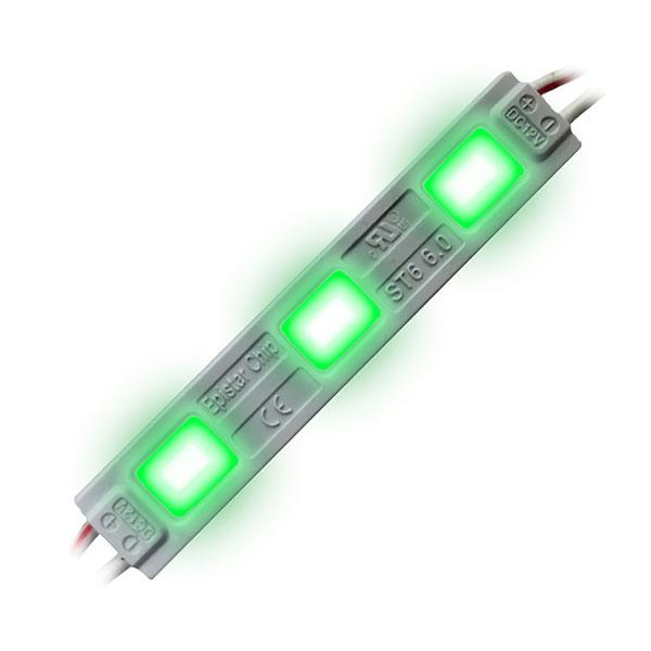 ST6 | LED Sign Module | 0.72 Watt | Green | 12V | IP67 | CE & ROHS Listed | Pack of 50