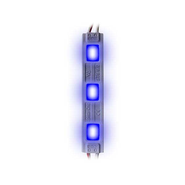 ST6 | LED Sign Module | 0.72 Watt | Blue | 12V | IP67 | CE & ROHS Listed | Pack of 50