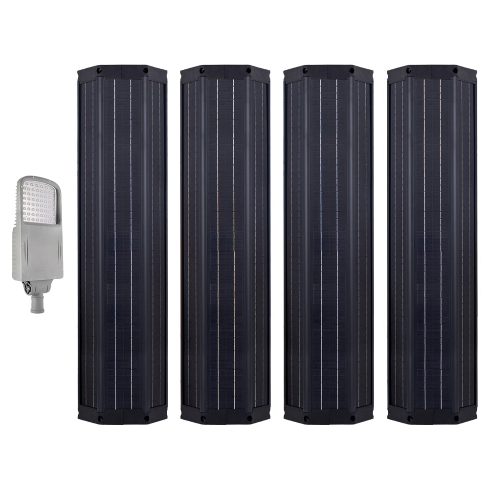 VISTA | Solar LED Street Light | 100 Watt | 12800 Lumens | 5000K | Smart Street Light | Built In Bluetooth | Smart App included | Parking Lot Light | Solar All in One SE Street Light | 3 Years Warranty - 4