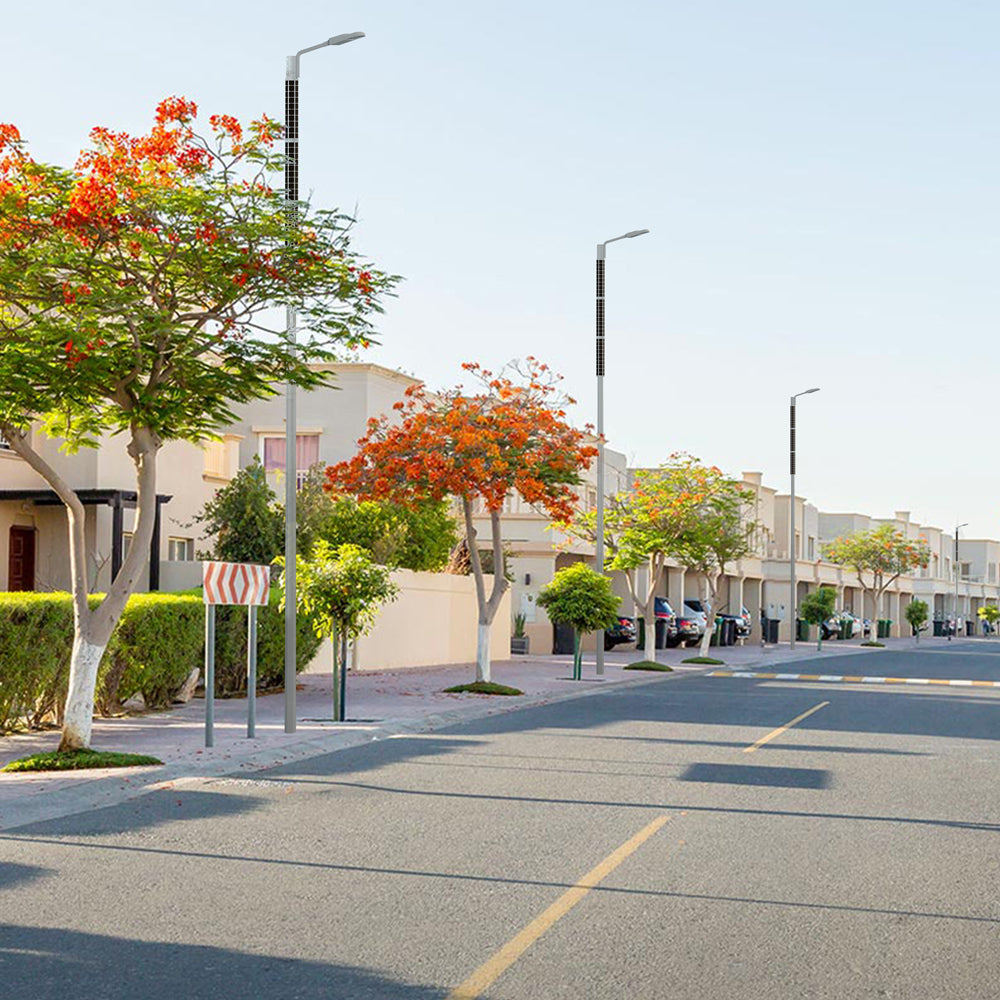 VISTA | Solar LED Street Light | 80 Watt | 10800 Lumens | 5000K | Smart Street Light | Built In Bluetooth | Smart App included | Parking Lot Light | Solar All in One SE Street Light | 3 Years - Beyond Solar