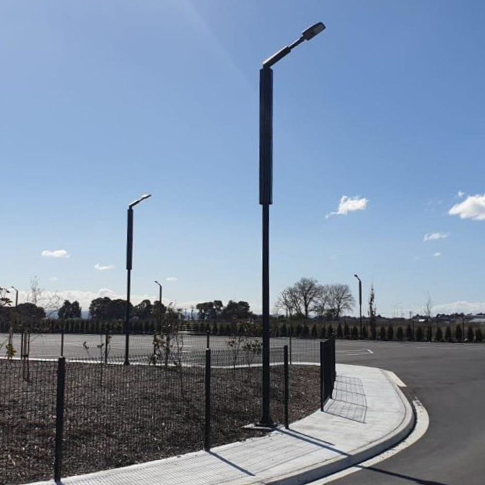 VISTA | Solar LED Street Light | 50 Watt | 6200 Lumens | 5000K | Smart Street Light | Built In Bluetooth | Smart App included | Parking Lot Light | Solar All in One SE Street Light | 3 Years Warranty - 2