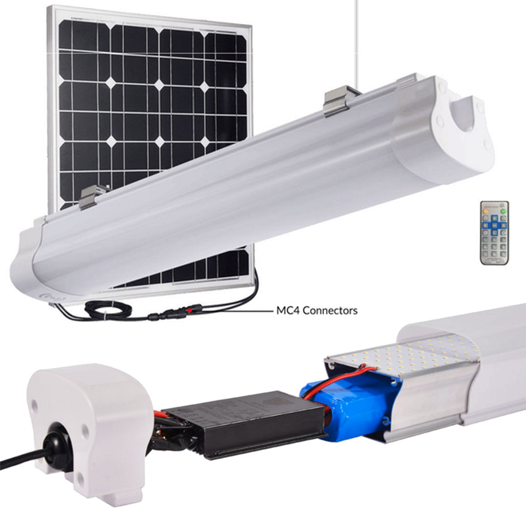 EVERGREEN | Solar Carport/Portable Light | 36 Watt | 4200 Lumens | 5000K | 2 Years Warranty - Beyond LED Technology