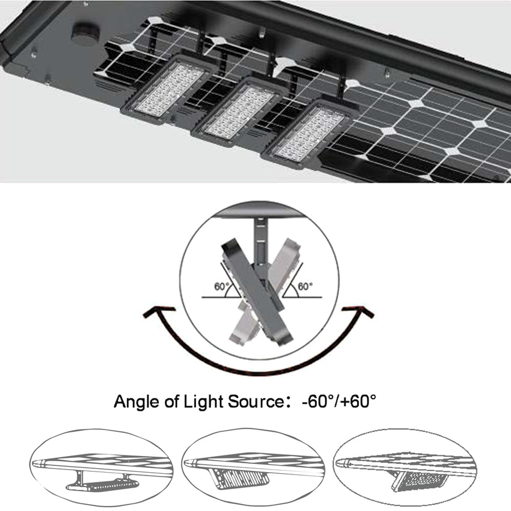 ATHENS | Solar LED Street Light | 80 Watt | 14400 Lumens | 5000K | Parking Lot Light | Solar All in One AOS Street Light | 3 Years Warranty - Beyond LED Technology