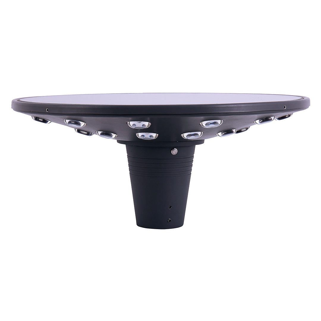 OAKLAND | Solar LED Pedestrian Light | 20 Watt | 2600 Lumens | 5000K | Black Housing | Pathway Lighting | Garden Light | 5 Years Warranty
