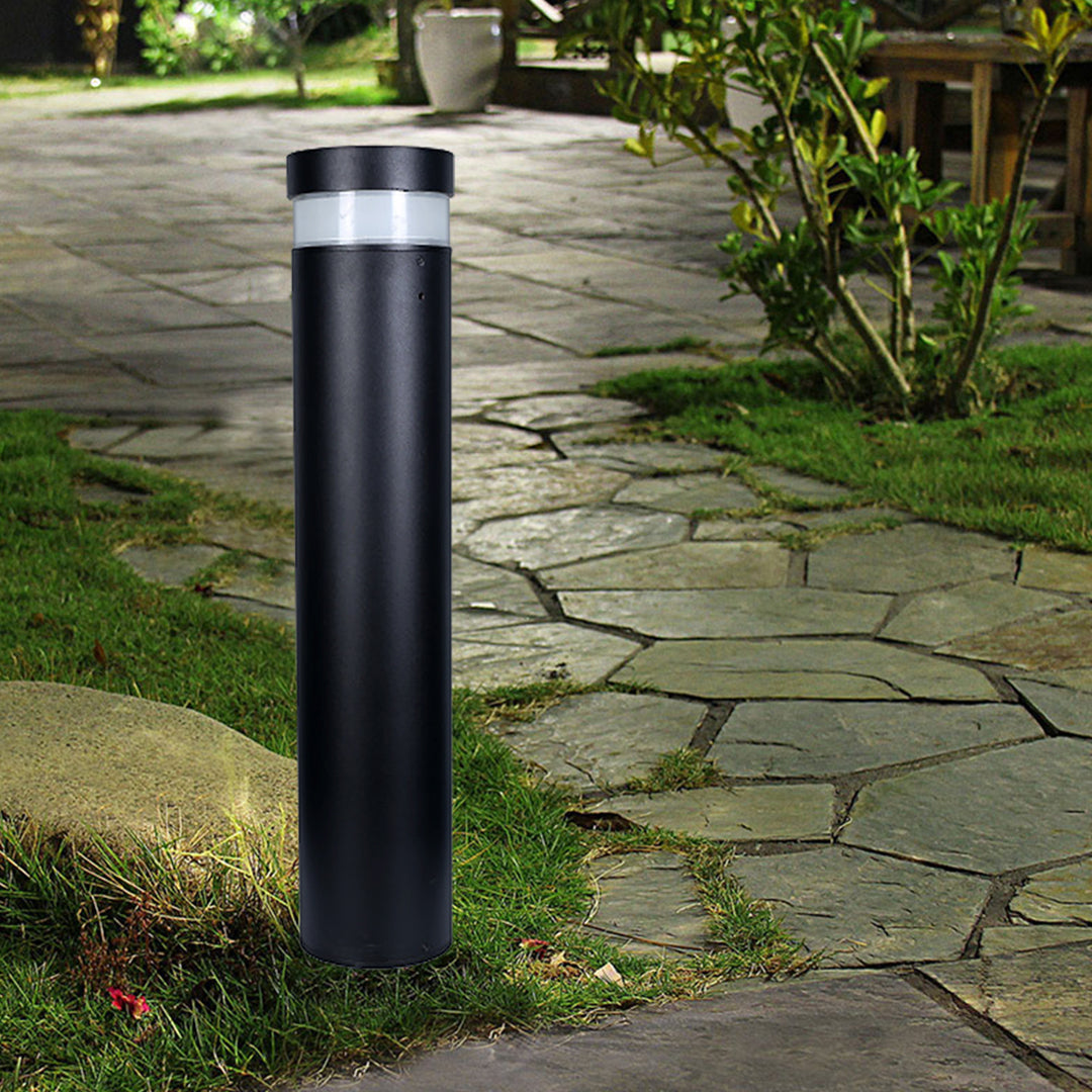 TITAN | Solar Bollard Light | 1.8 Watt | 250 Lumens | 5000K | Black Housing | Pathway Lighting | Garden Light | Solar Post Top Light | 5 Years Warranty - Beyond LED Technology
