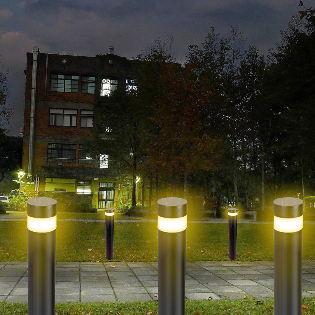 TITAN | Solar Bollard Light | 1.8 Watt | 250 Lumens | 5000K | Black Housing | Pathway Lighting | Garden Light | Solar Post Top Light | 5 Years Warranty - Beyond LED Technology