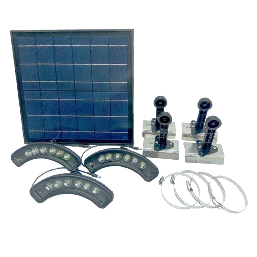 APOLLO | Solar Flag Pole Light | 18 Watt | 1980 Lumens | 6000K | 1 Year Warranty - Beyond LED Technology