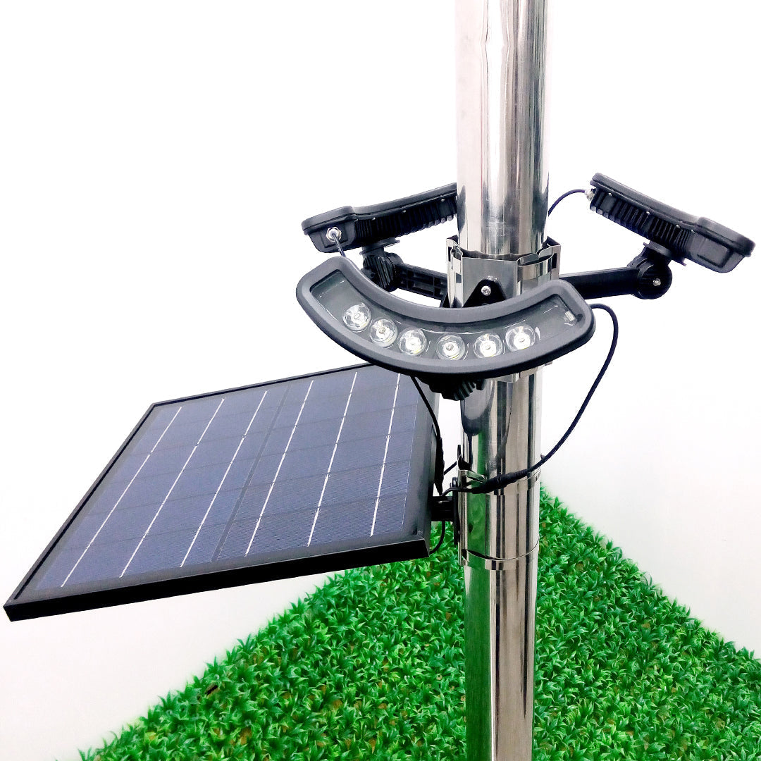 APOLLO | Solar Flag Pole Light | 18 Watt | 1980 Lumens | 6000K | 1 Year Warranty - Beyond LED Technology
