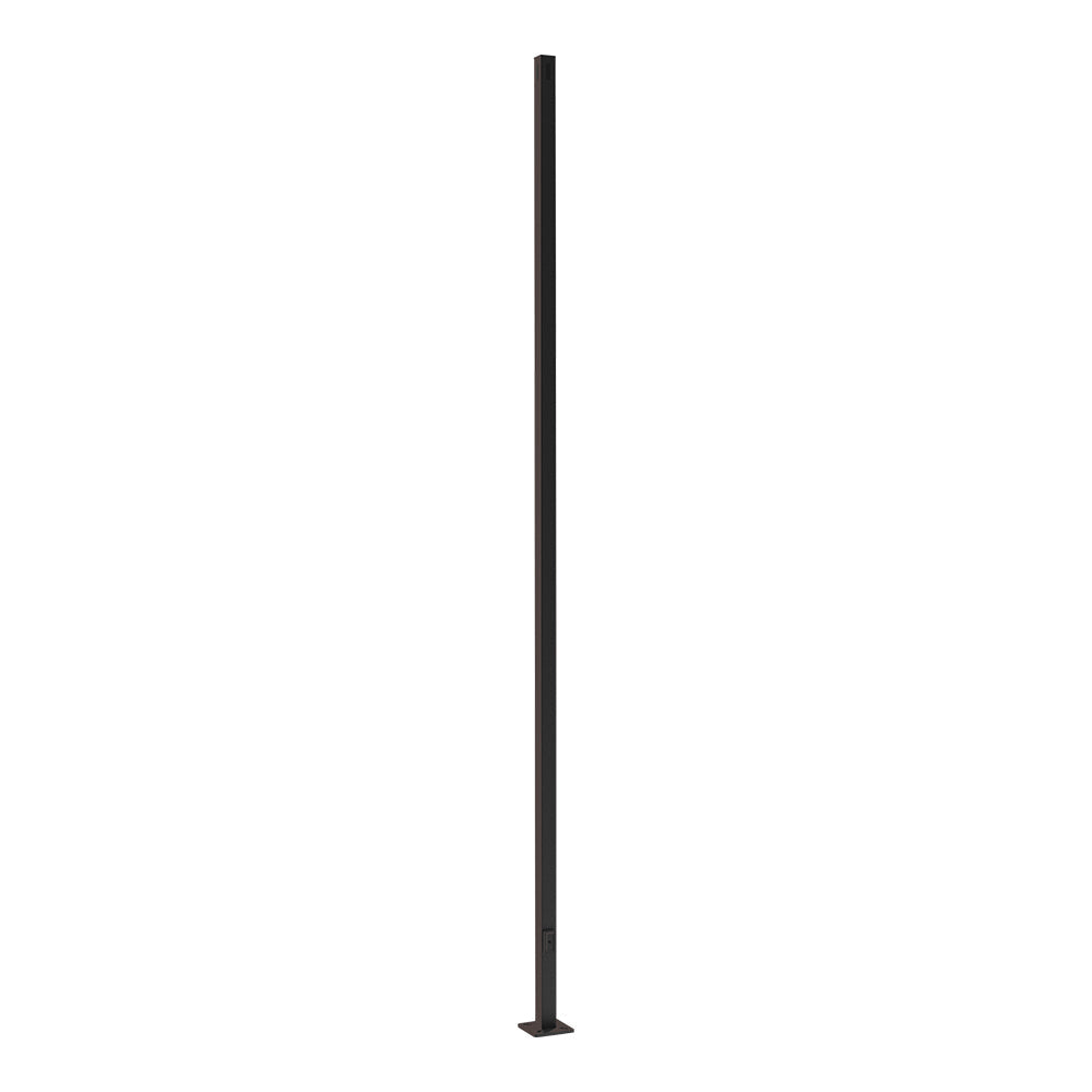 M45 | Square Steel Pole | 4"X4" | 25ft | Bronze Housing | W/Base Plate & J Bolt | 11 Guage | ETL Listed - Beyond LED Technology