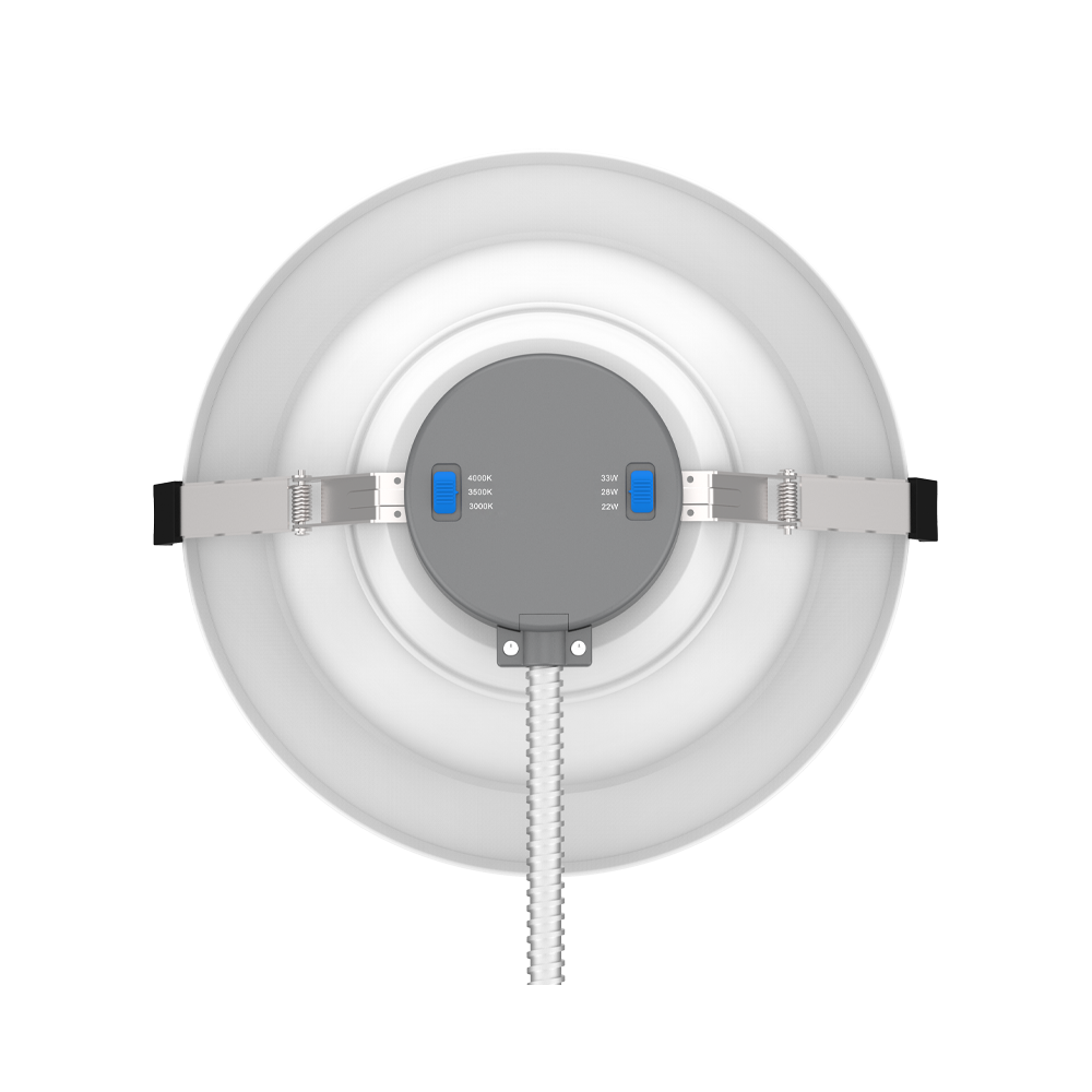 WHITE SKY | LED Commercial-Grade retrofit downlights | Adjustable Watt 20W/26W/33W | 3300 Lumens | Adjustable CCT 3000K/4000K/5000K | 100V-277Vac | 6" | ETL & ES Listed | Pack of 6