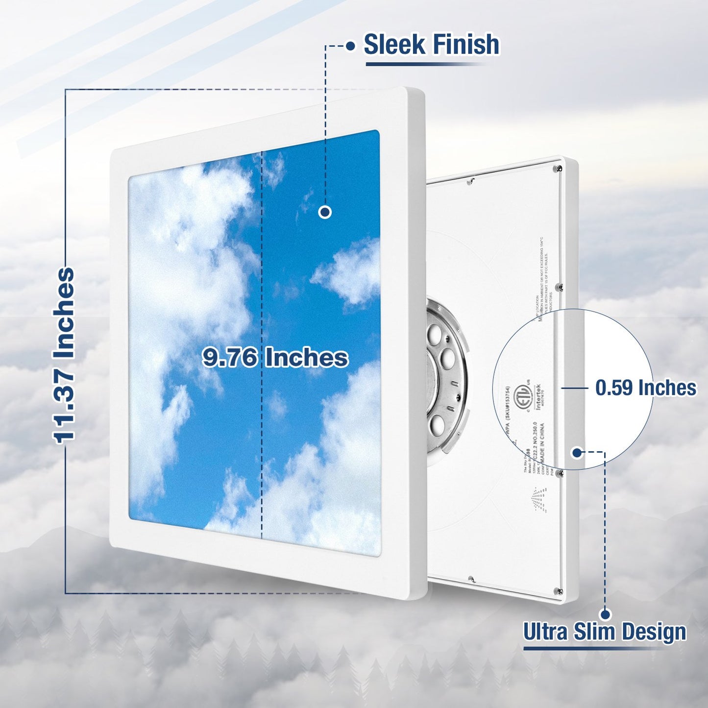 THE SKY DOWNLIGHT | 12 Inch Square | Pack of 4