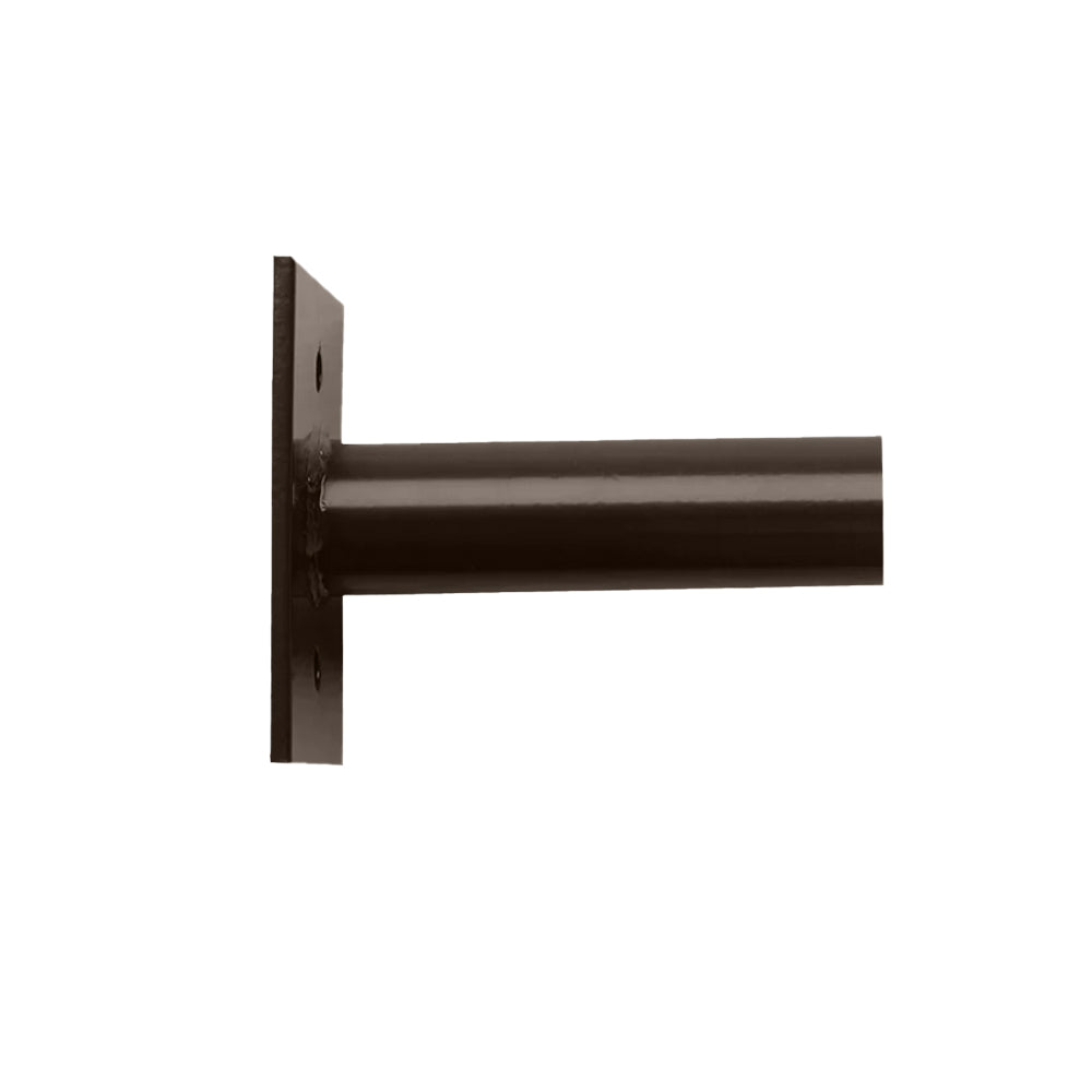 Square Pole Mount | 2-3/8 Tenon | Bronze | Pole Adaptor | Horizontal Wall Mount - Beyond LED Technology