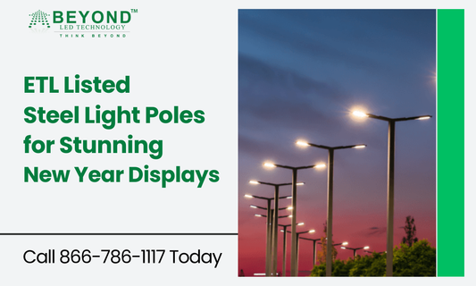 Steel Light Poles as the Backbone of New Year Outdoor Decorations