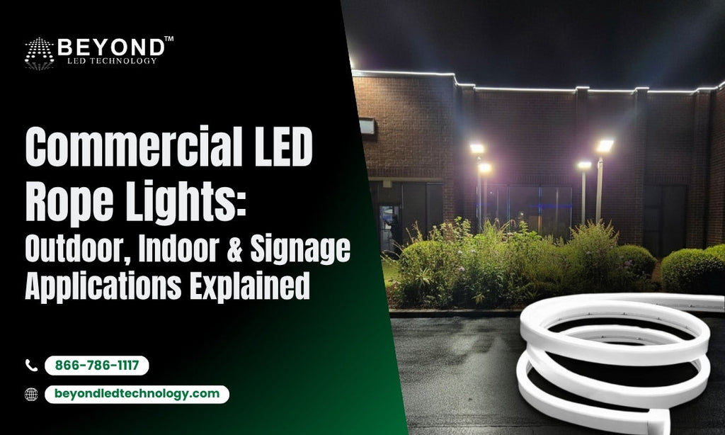 Commercial LED Rope Lights: Outdoor, Indoor & Signage Applications Explained