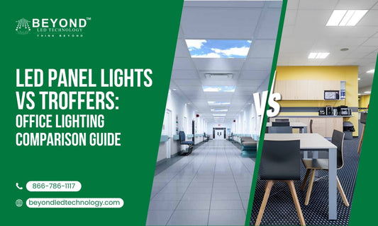 LED Panel Lights vs Troffers: Office Lighting Comparison Guide