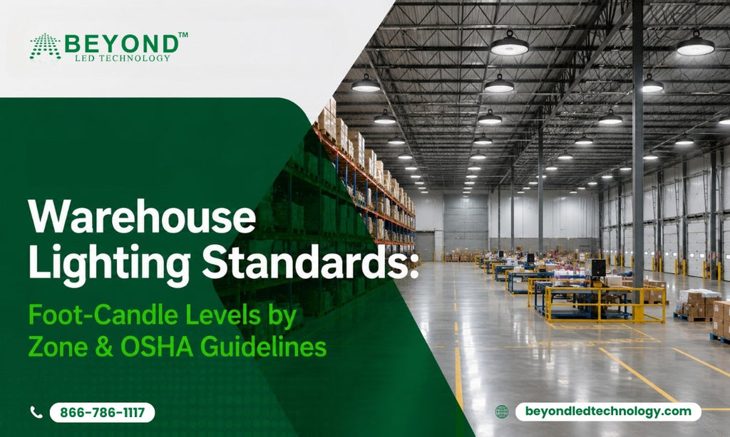 Warehouse Lighting Standards: Foot-Candle Levels by Zone & OSHA Guidelines