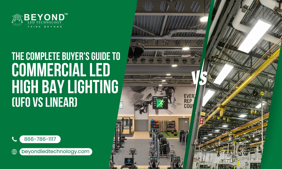 The Complete Buyer's Guide to Commercial LED High Bay Lighting (UFO vs Linear)