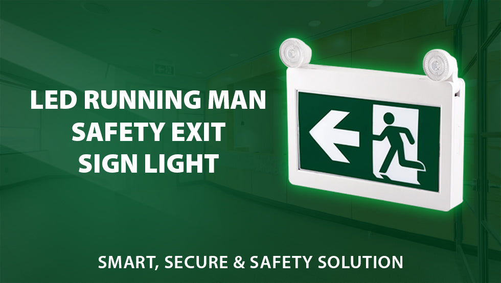 LED Running Man Safety Exit Sign Light: Smart, Secure & Safety Solution