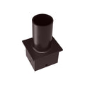 Single Square Vertical Tenon | 4" Bracket