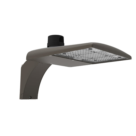 i9 3rd Gen | LED Area Light | 150 Watt | 20770 Lumens | 5000K | 120-277Vac | Straight Arm | Bronze Housing | IP65 | UL & DLC Listed