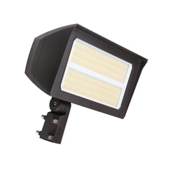 UNION | LED Flood Light | Adj Watt 200W/240W/300W | 43500 Lumens | CCT 5000K | 120V-277V | Slip Fitter / Yoke Mount Included | Bronze Housing | IP65 | UL & DLC Listed