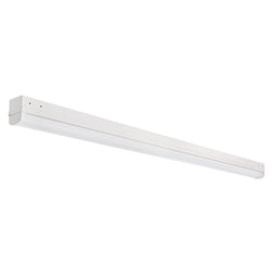 BROOKS | LED Linkable Strip Fixture | Adj Watt 20W/30/40W | 5200 Lumens | Adj CCT 3500K-4000K-5000K | 120-277Vac | 4ft | Frosted Lens | UL & DLC Listed