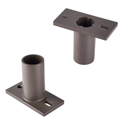 Tenon Adapter | 2-3/8" O.D Round Horizontal Wall Mount Tenon Bracket | Bronze Housing