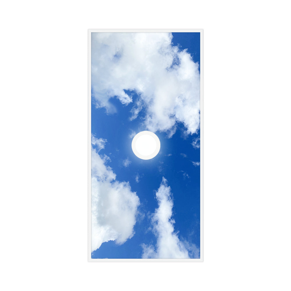 SUNGLOW | LED Cloud Panel With Built-in Downlight | Adj Watt 30W/40W/50W/60W/72W | Adj CCT 3K/3500K/4K/5K/6500K | 100-277V | 2'X4' | ETL & DLC Listed