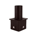 Single Square Vertical Tenon | 4" Bracket