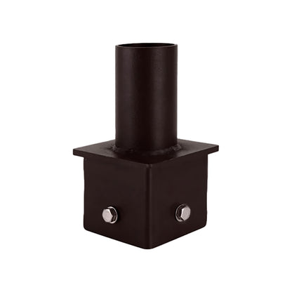 Single Square Vertical Tenon | 4” Square Bracket | Bronze Housing