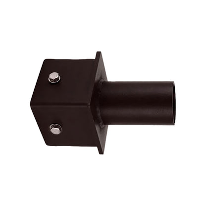 Single Square Vertical Tenon | 4” Square Bracket | Bronze Housing