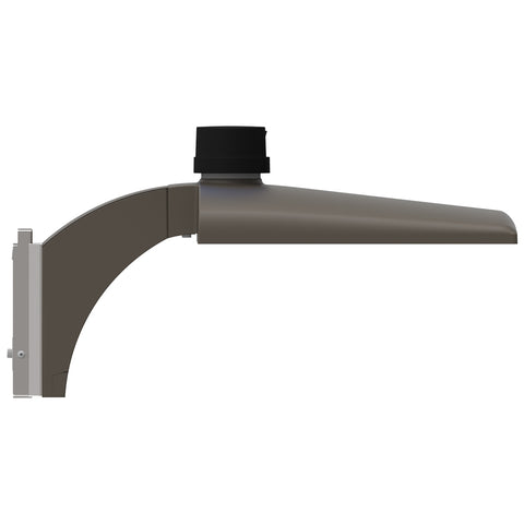 i9 3rd Gen | LED Area Light | 150 Watt | 20770 Lumens | 5000K | 120-277Vac | Straight Arm | Bronze Housing | IP65 | UL & DLC Listed