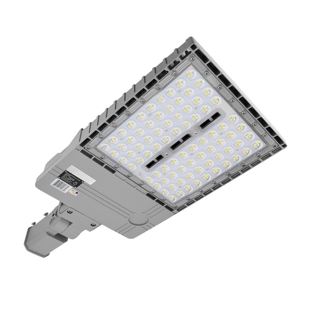 PK | LED Area Light | 320 Watt | 44800 Lumens | 5000K | 277V-480V | Slip Fitter Mount | Grey Housing | IP65 | UL & DLC Listed - Beyond LED Technology