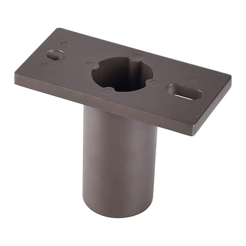 Tenon Adapter | 2-3/8" O.D Round Horizontal Wall Mount Tenon Bracket | Bronze Housing