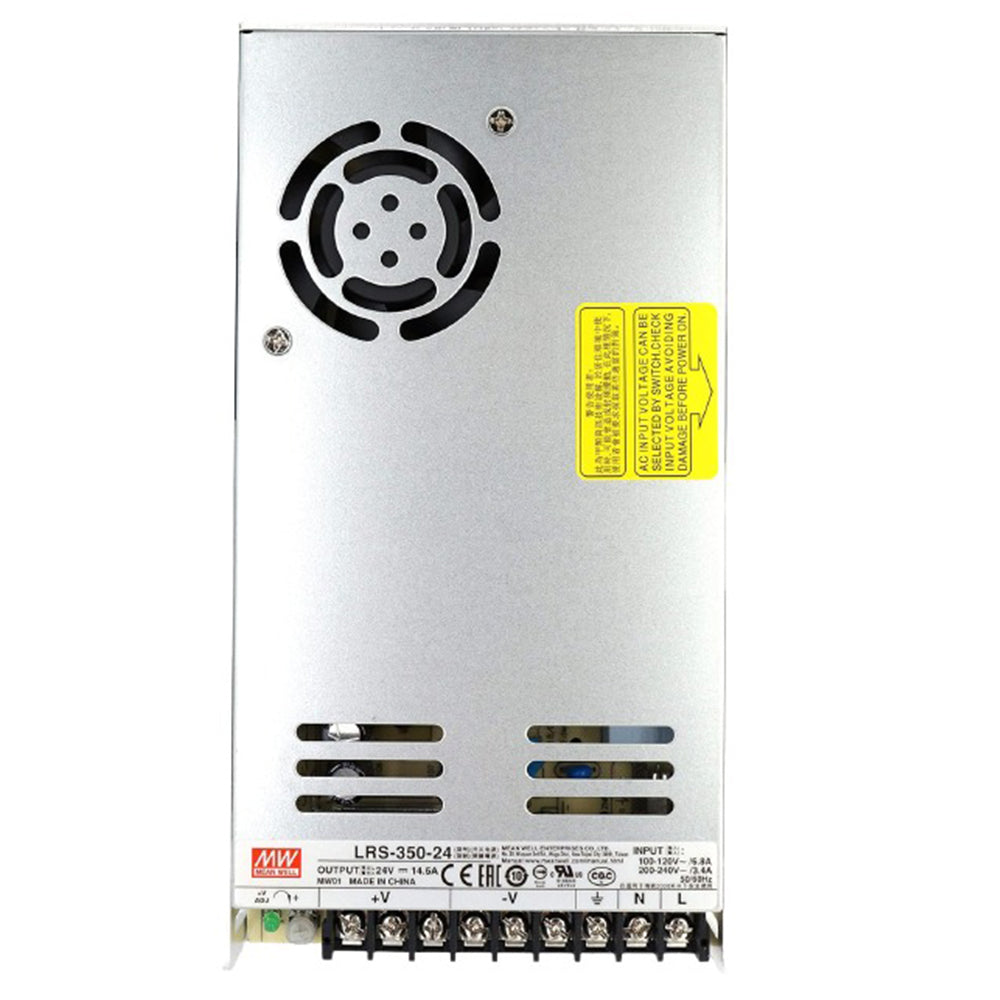 LED Power Supply | 350 Watt | 24 Volt DC | Mean Well LRS-350-24 | UL Listed