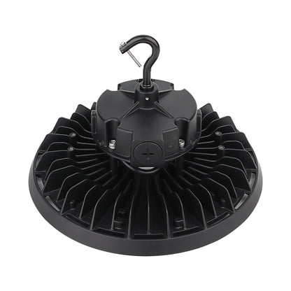 ARCADIA 2 BUBBLE | LED UFO High Bay | Adj Watt 150W/200W/240W | 40800 Lumens | 5000K | 120-277Vac | Black Housing | IP65 | UL & DLC Listed