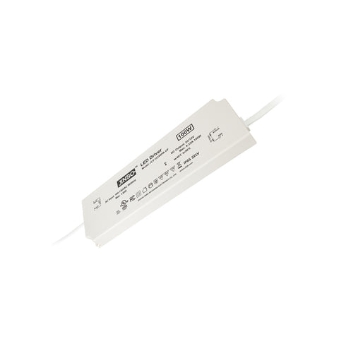 JINBO | LED Power Supply | 100 Watt | 12 Volt DC | IP65 | JLV-12100KA-US | 100V - 130Vac | UL Listed