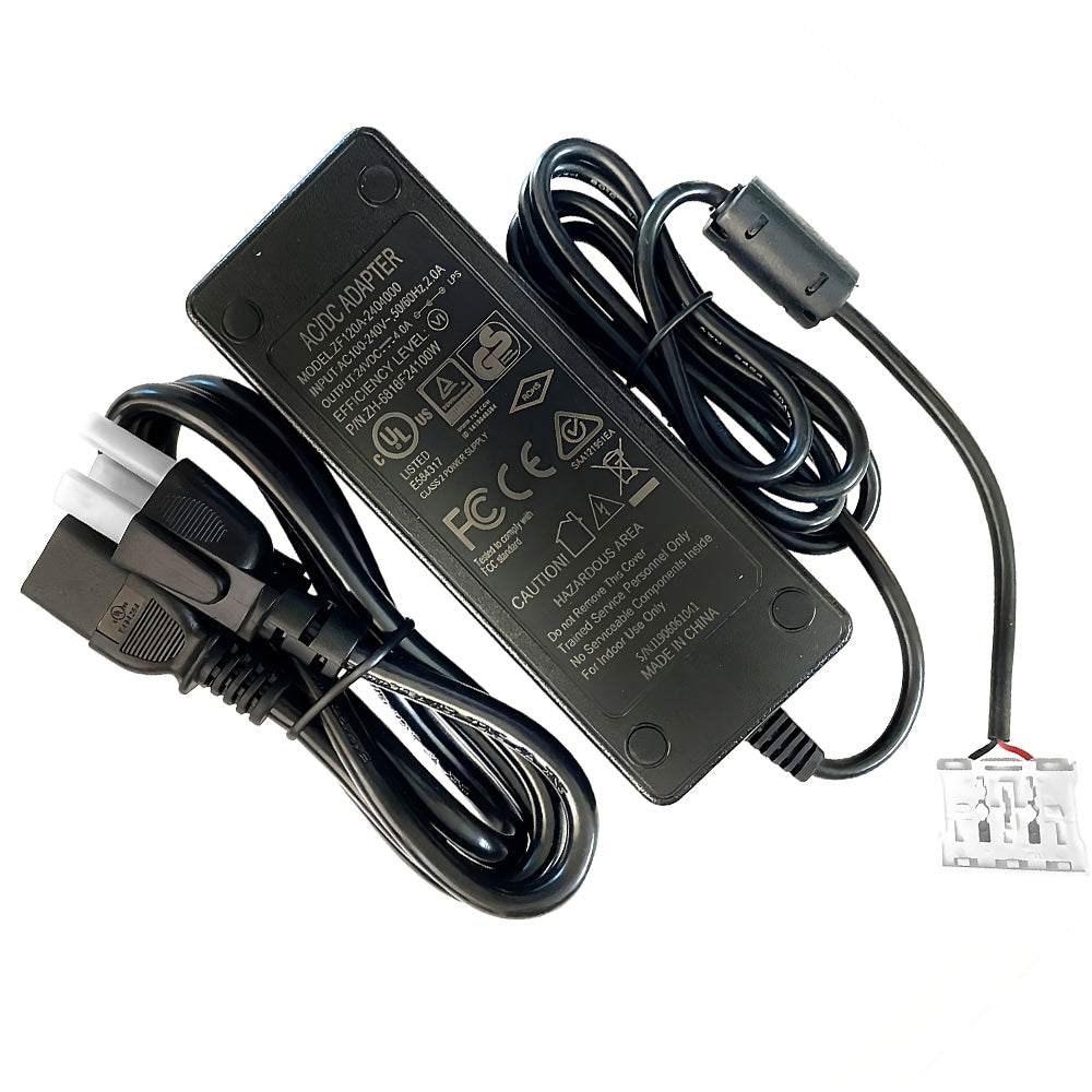 LED Power Supply | 100 Watt | 24 Volt DC | Adaptor | Corded Electric | UL Listed