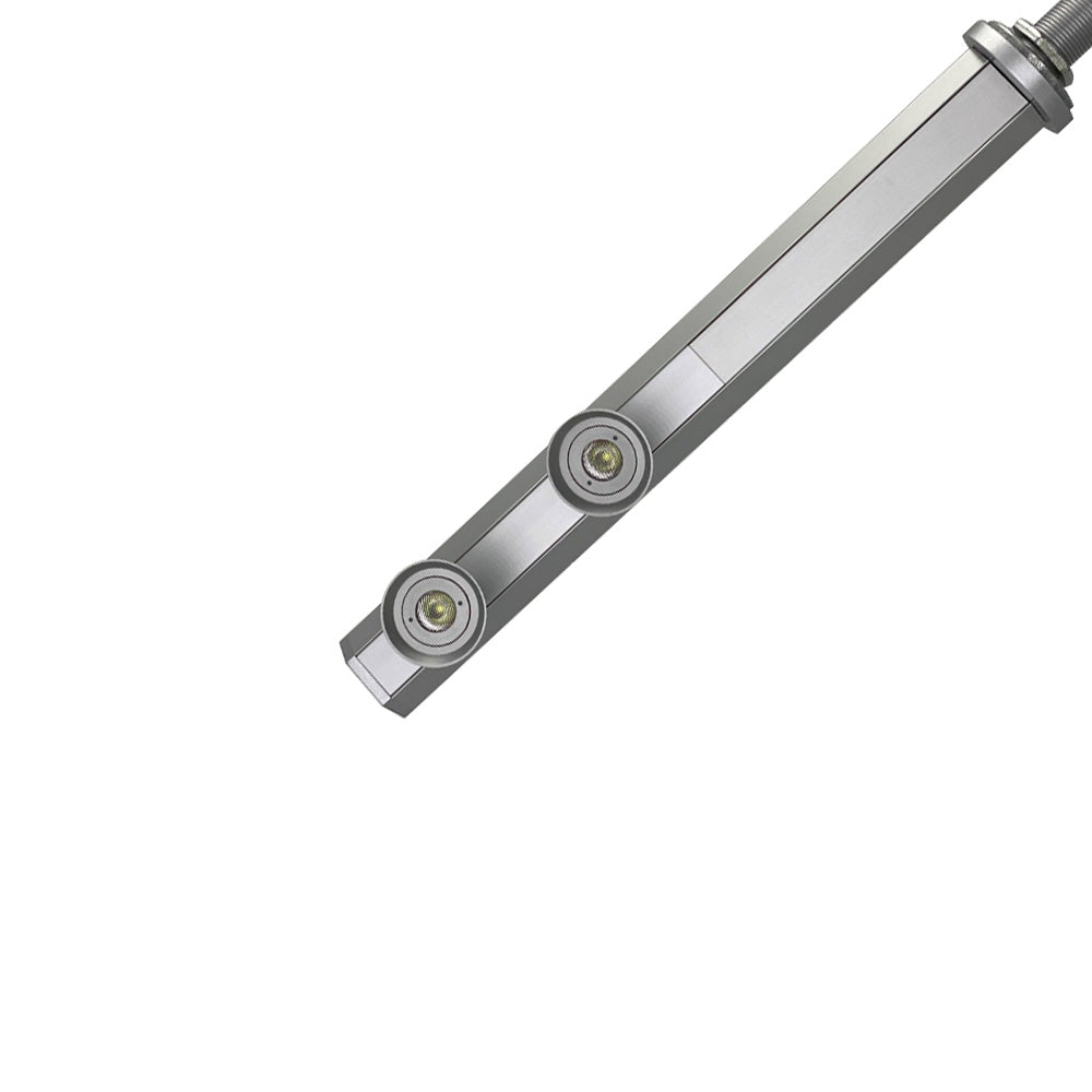 OPAL | LED Display Case Light Kit | 2.4W | 650 Lumens | 6000K | 12V Power Supply | 9" | Mounting Bracket & End Cap | One Pin Connector