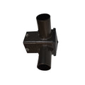90° Twin Square Tenon | 4" Bracket