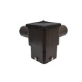 90° Twin Square Tenon | 4" Bracket