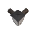 90° Twin Square Tenon | 4" Bracket
